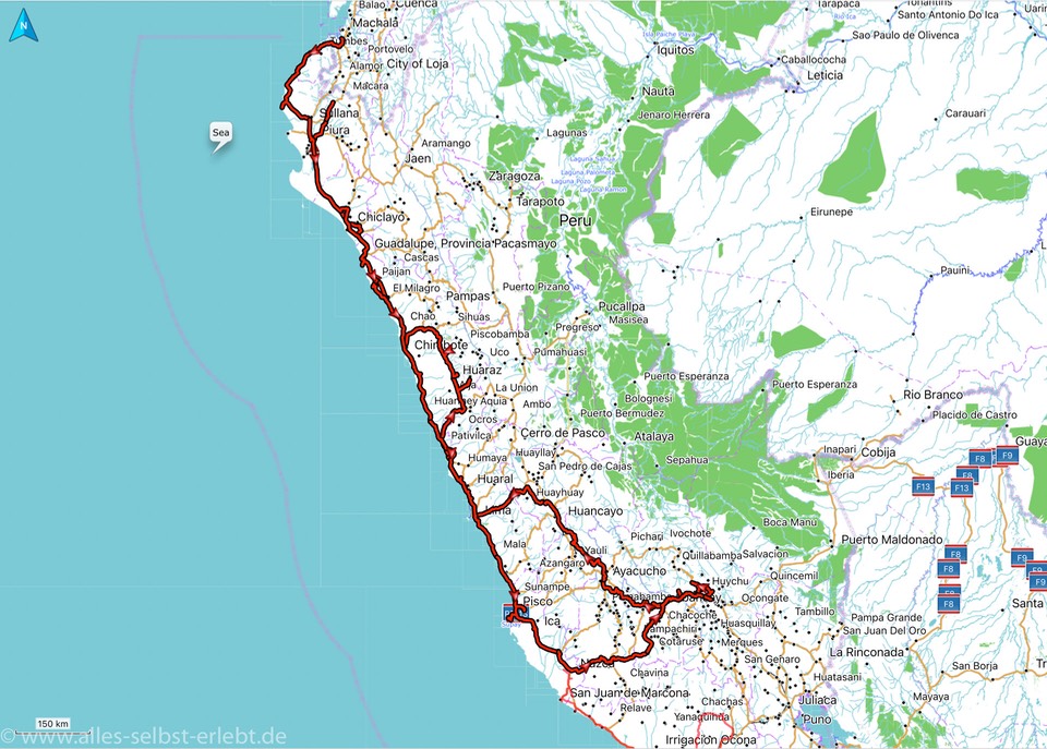 01 Route Peru nach Ecuador und zurck 1920